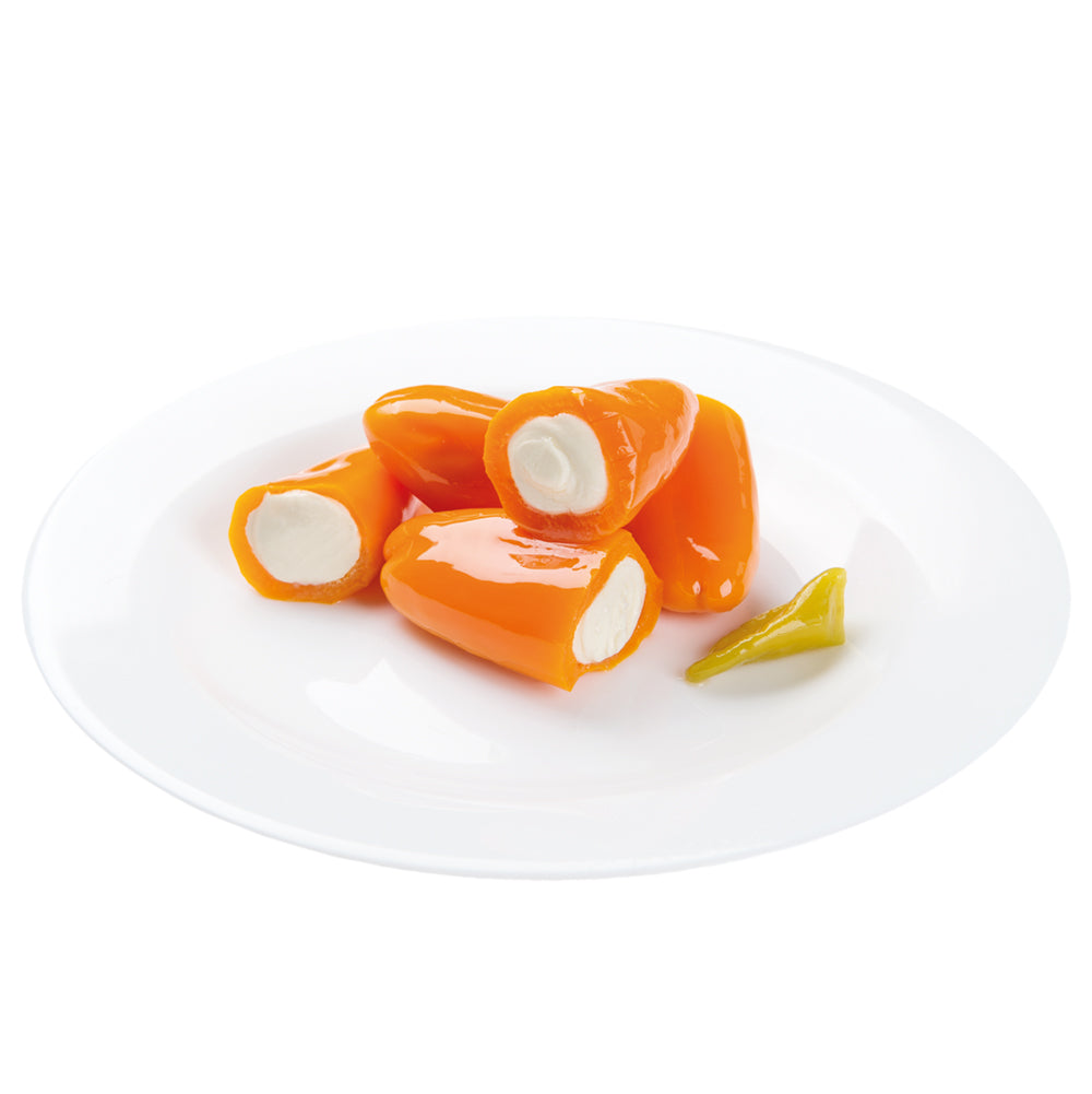 Minkštuoju sūriu įdaryta vita-pep paprika